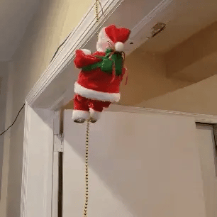 Cuerda para trepar musical de Papá Noel