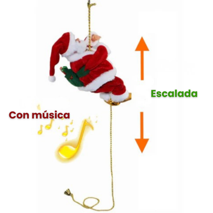 Cuerda para trepar musical de Papá Noel
